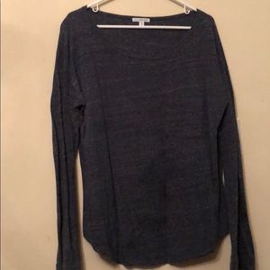 navy long sleeve tee